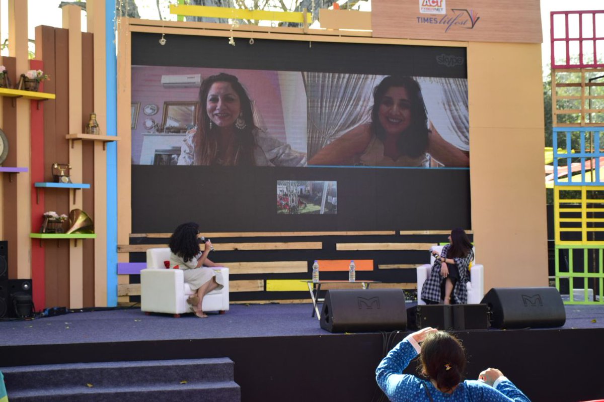 timeslitfestblr's tweet photo. Jane Austen has always struck a chord with her readers. Taking inspiration from her, Laleen Shukera, Mishayl Naek via Skype and @mehartweets talk about writing for the 'growing up' age at the session 'Border Crossing'.
#ACTTimesLitFest #TimesLitFestBLR https://t.co/nN9HB6SZgv