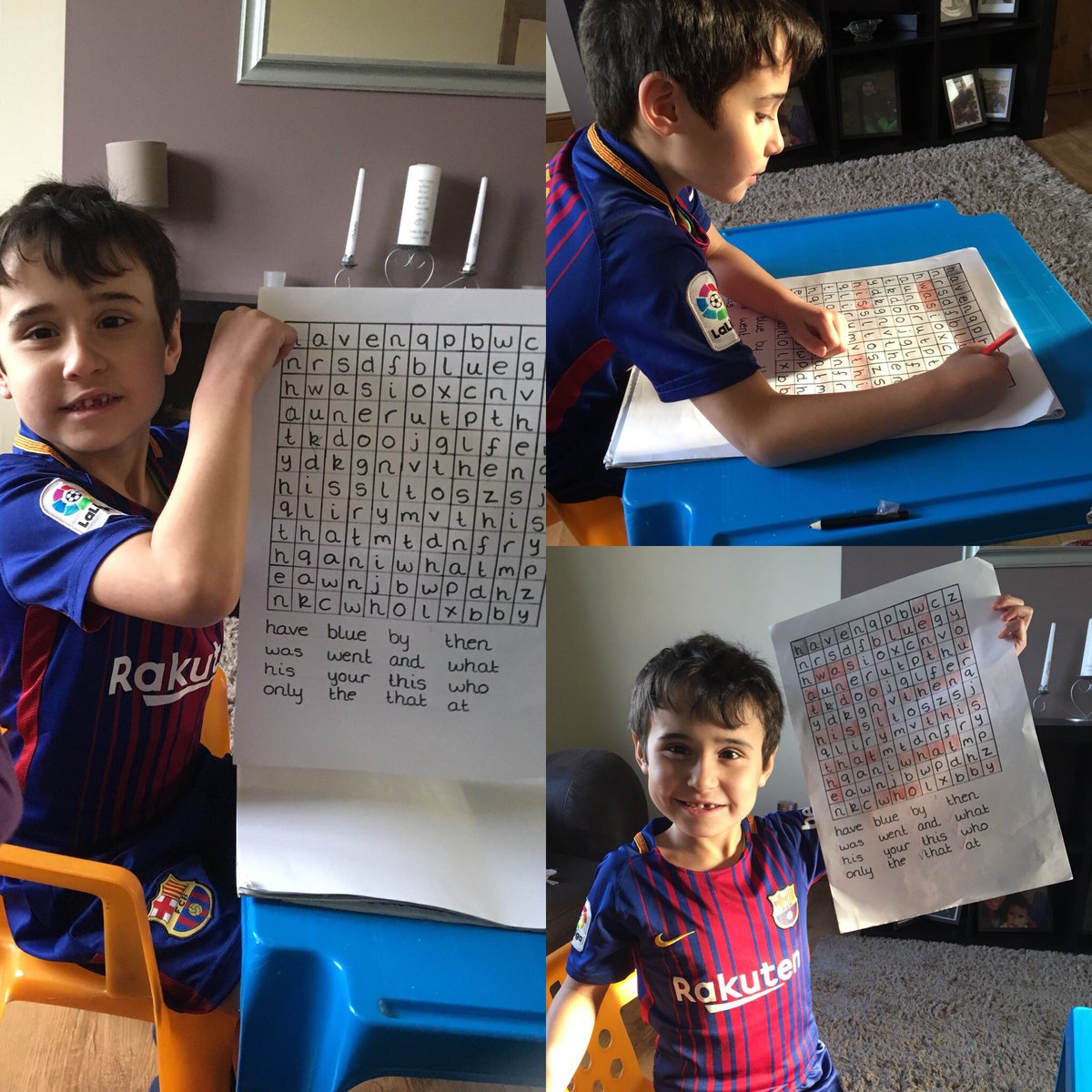 Natalia_Kay86's tweet photo. Making homework fun @MorayP2K #giantwordsearch #commonwordswordsearch #spellinghomeworkgrid #homeworksdone ✔️ https://t.co/L4jiBIxUzv