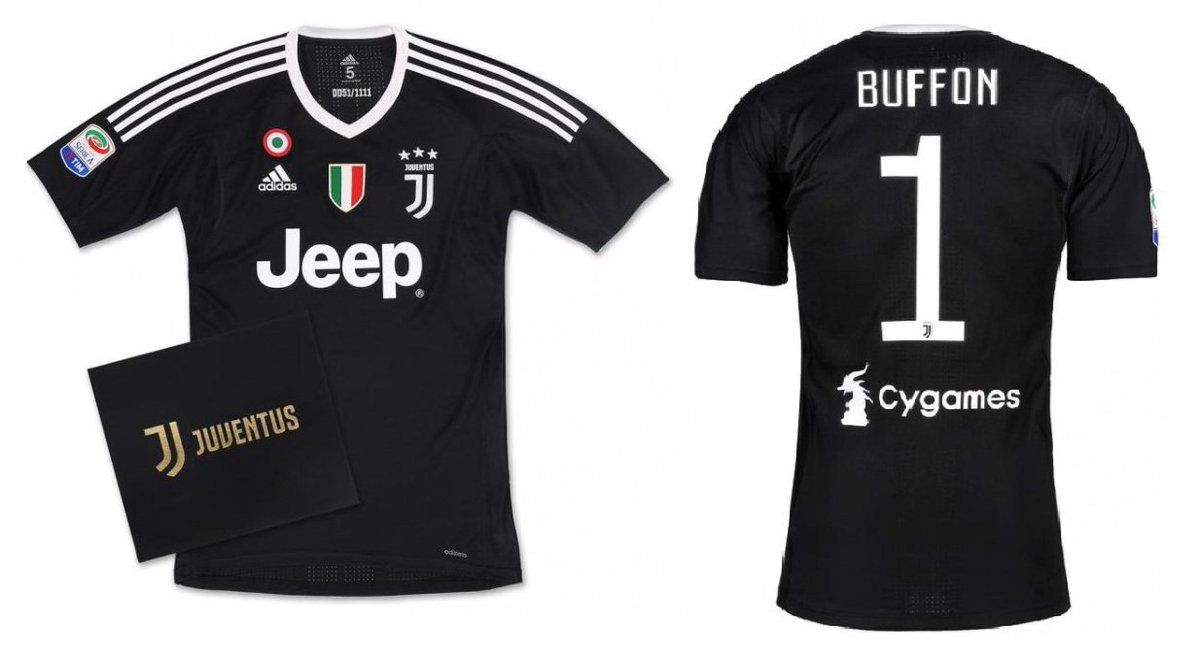 buffon black jersey