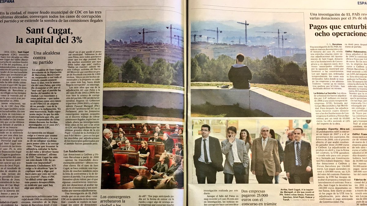 nngg_stcugat's tweet photo. Agradezcámosle a la alcaldesa @mconesapages y a su querido @PDeCATSANTCUGAT la proyección del municipio. Dos páginas en @elpais_espana nada menos!👏🏼

El siguiente paso es que hablen bien de la ciudad, pero no pidamos demasiado a Merche 🙄 https://t.co/sF52wm2MN2