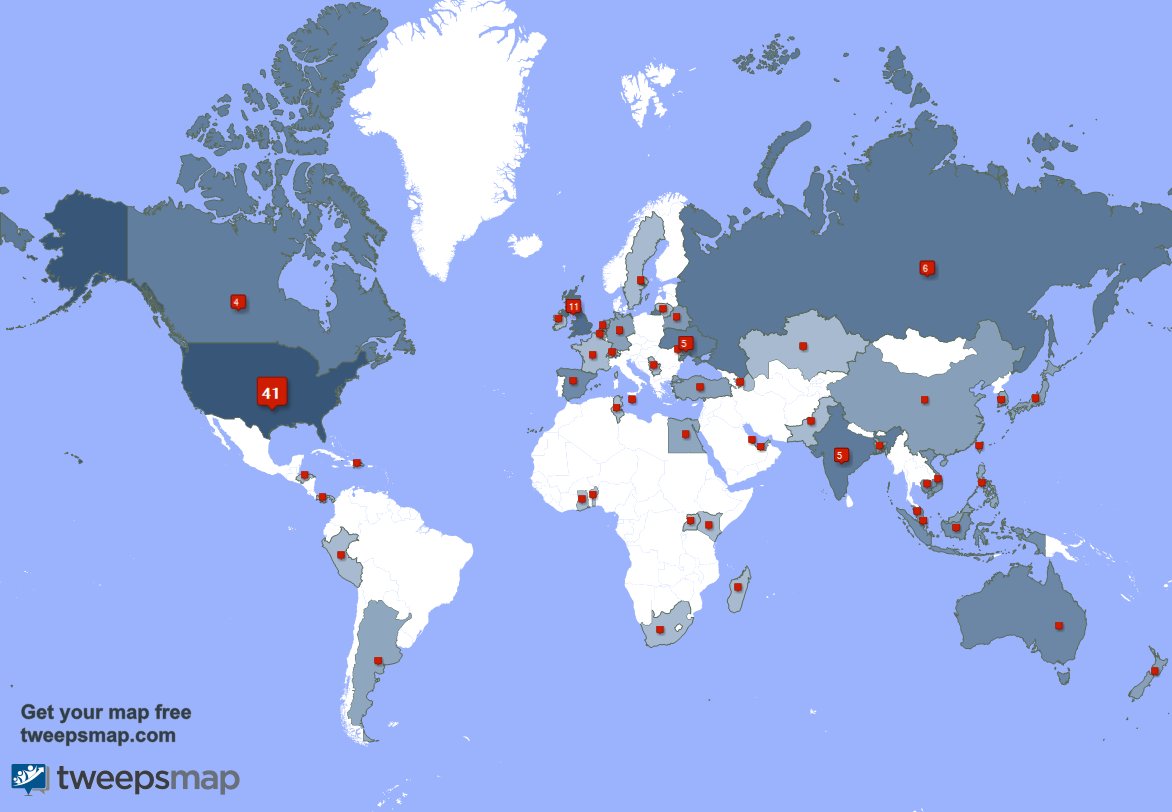 PrincessAdvenTV's tweet photo. My followers live in USA (40%), UK.(10%)... Get your free map: https://t.co/oEIeCrd9qk https://t.co/Hy7kQ4shMx