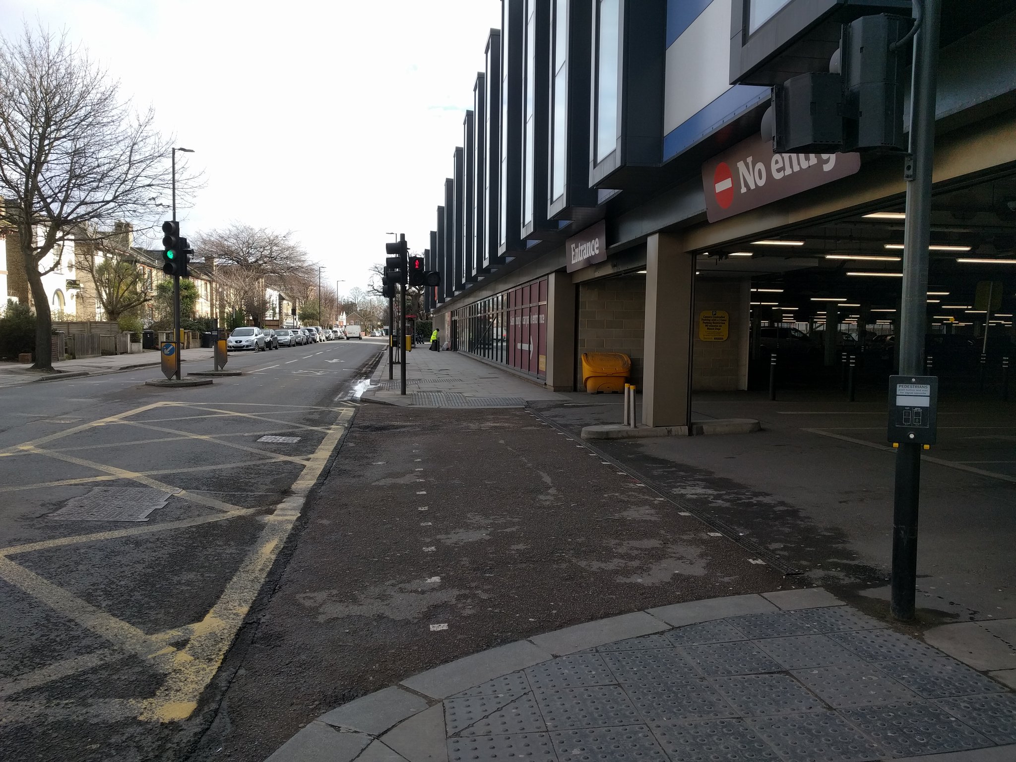 Hackney Cyclist on Twitter "Entrance into a supermarket car park in