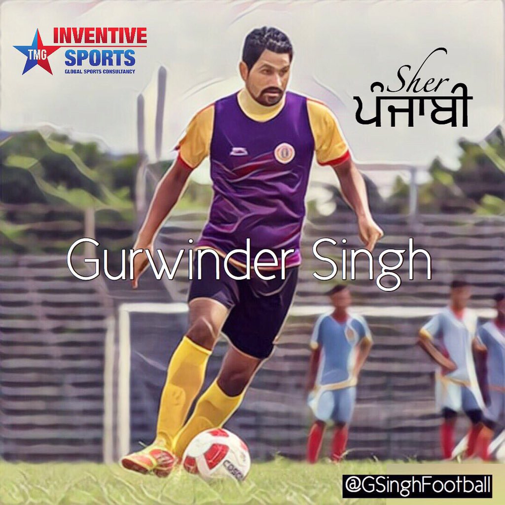 Gurwinder Singh the Defender.. His goal is stopping yours... 🇮🇳⚽ The Lion Heart from #Punjab has played at the top level of Indian Football &amp; we are proud that he was our very first #IndianFootball client.. <a href="/GSinghFootball/">Gurwinder Singh</a> <a href="/InventiveSports/">Inventive Sports</a>