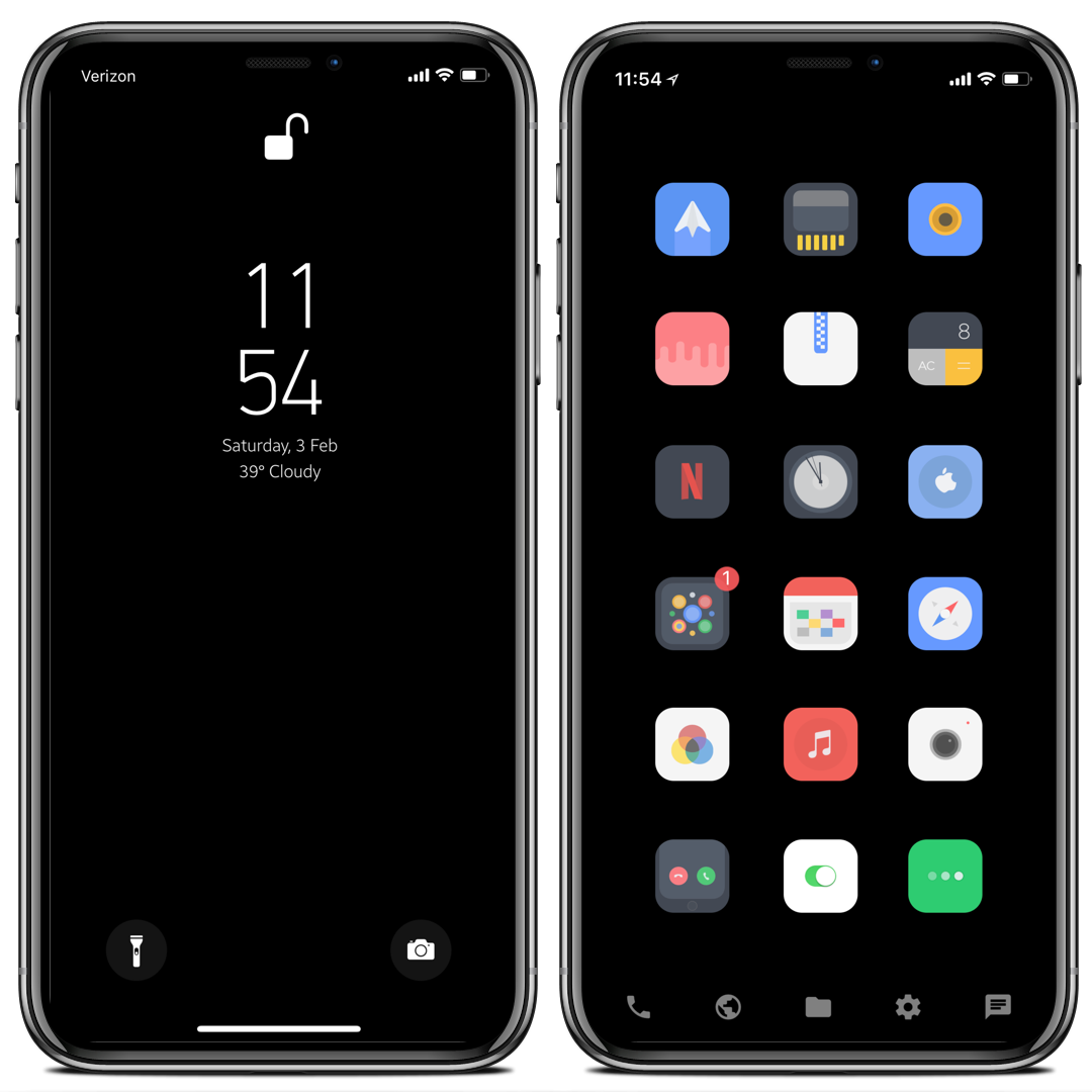 prosper406's tweet photo. I’m having alot of fun with my jb again, &amp; my ocd has taken over completely lol. Back to an old standby #gunni by @djetouch 
#LockPlusProBeta &amp; #FrontPage @JunesIphone https://t.co/ddUU5r46xu