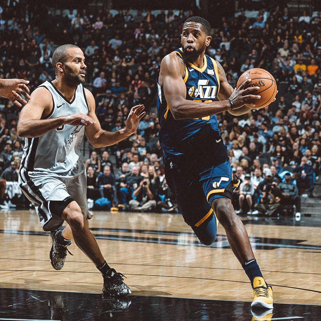 Rubio, O’Neale have the night of their lives in San Antonio.  >> on.nba.com/2GJCmCv https://t.co/SOuHtvuMfn