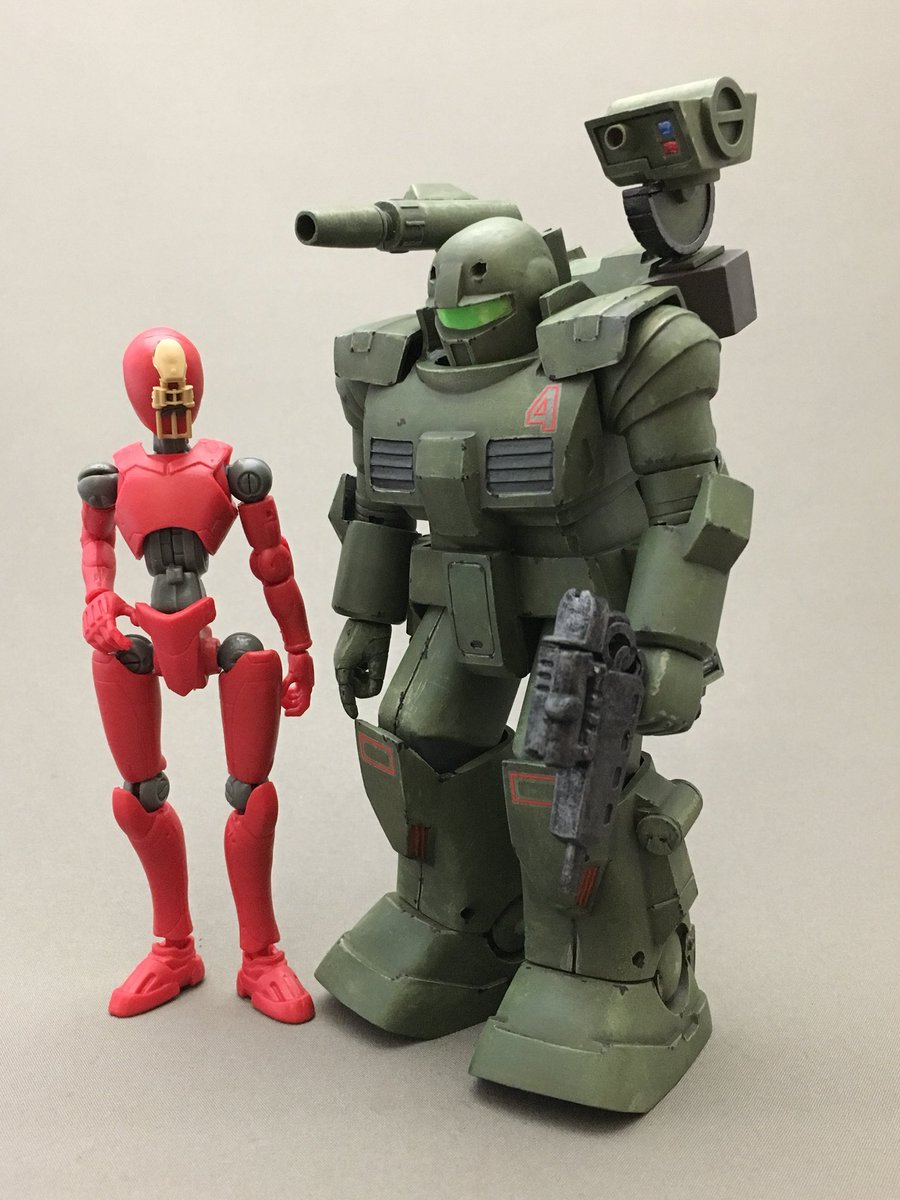 Yacchi ヤッチ ガンキャノン 完成 宇宙の戦士 パワードスーツ風 旧キット