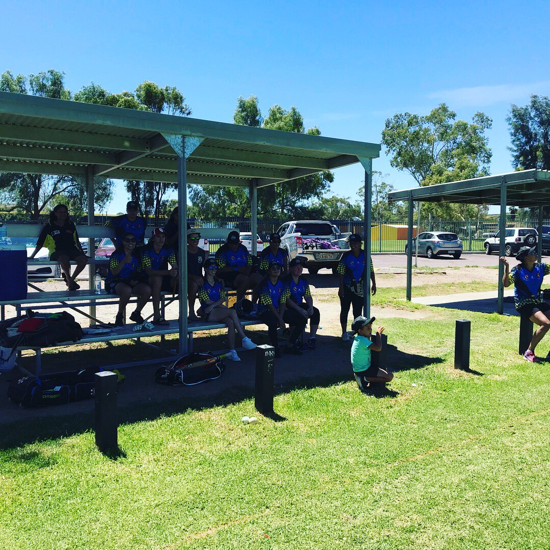 AlisterStevic's tweet photo. Congratulations on a successful match, the first ever, #tennantcreek Women’s vs. #alicesprings Women’s game this afternoon at Flynn Drive. Tennant Creek winning by 30 runs. Thanks to @MattHendersonNT for all his hard work helping putting it together. https://t.co/Bqt9bAHdTs