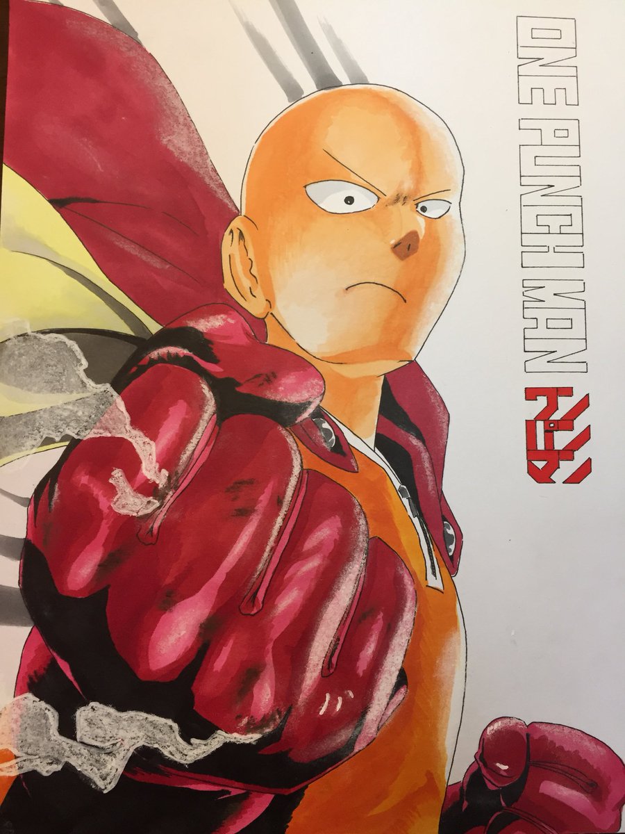 たおる Twitter પર 顔失敗したワンパンマン サイタマです 色合いが難しいなー 描いてみた 絵描きさんとつながりたい ワンパンマン イラスト
