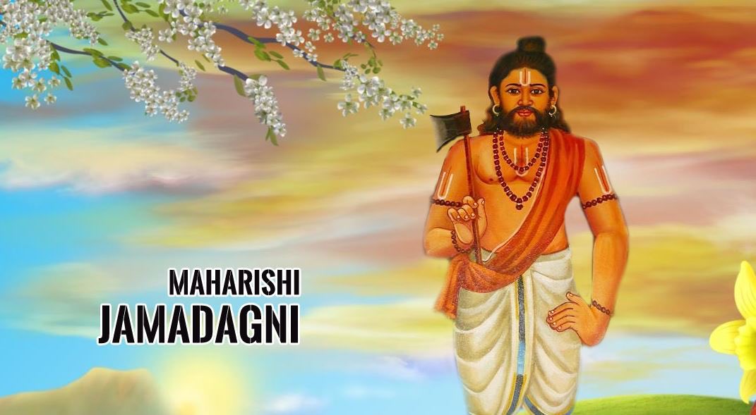 Jamadagni is the father of Parashurama, the sixth incarnation of Vishnu. Also the descendant of sage Bhrigu one of the Prajapatis created by Brahma. His wife was Renuka, who used to fetch water from the river in an unbaked clay pot with the power of her chastity.