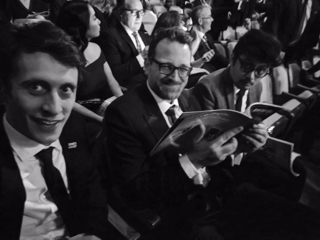 Woah, Annie! Thx so much to <a href="/ASIFAHollywood/">ASIFA-Hollywood</a> for an <a href="/AnnieAwards/">AnnieAwards</a> for #revoltingrhymes tonight. We're over the moon! <a href="/Biniman/">Bin-Han To</a> <a href="/JanLachauer/">Jan Lachauer - Account inactive</a> @Gemma_Chan1 <a href="/davidwalliams/">David Walliams HQ</a> <a href="/RobBrydon/">Rob Brydon</a> <a href="/roald_dahl/">Roald Dahl</a> <a href="/bertiecarvel/">🕷️ Bertie Carvel</a> @TriggerfishZA @MagicLightPics