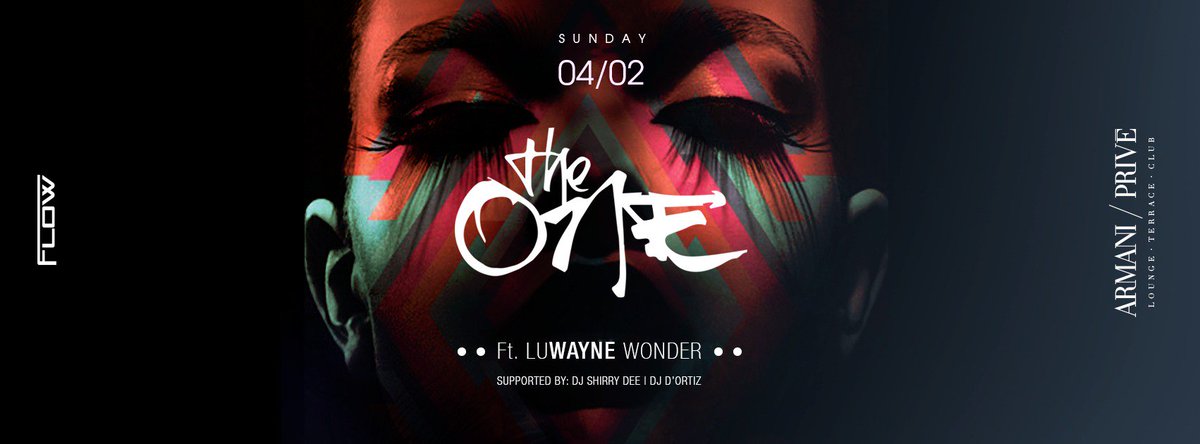 ArmaniPriveDXB's tweet photo. Open bar for the ladies every Sunday between midnight and 2am with #THEONE ft. #FLOWDXB + DJ LuWAYNE WONDER #armaniprivedxb #mydubai https://t.co/MNIkkm9UTt