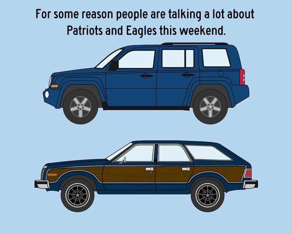 It’s nice to see people talking an awful lot about @Jeep this weekend! 🤷‍♂️ @FiatChrysler_NA #TheresOnlyONEJeep #MarketingOpportunity #PatriotsVSEagles #SuperBowl52