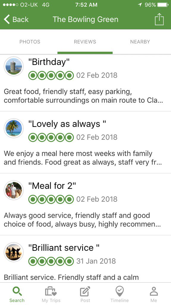 Some amazing reviews coming through on trip advisor. Team doing a very good job 👌👏 <a href="/SteveAdamsTT/">Steve Adams</a>