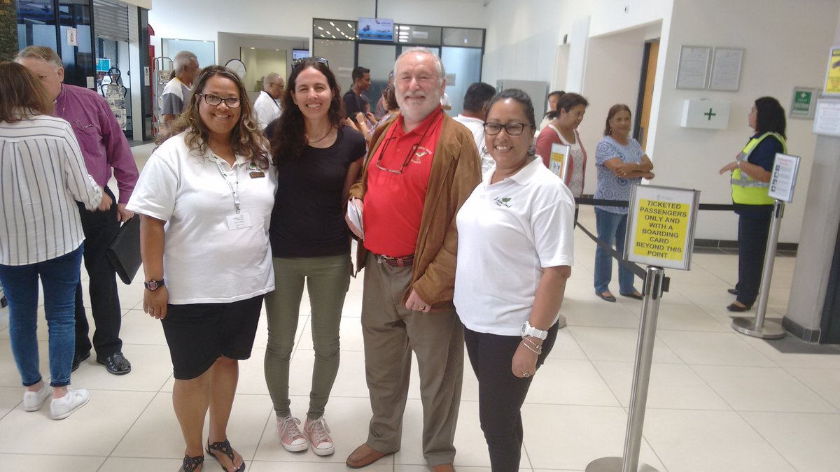 STHL_Conference's tweet photo. Saying farewell to the speakers from the #sthelenaconference @SAERI_FI @sthelenatourism #StHelenaAirport
Thank you all for a successful 1st week and have a safe flight. https://t.co/4C6hIhq40B