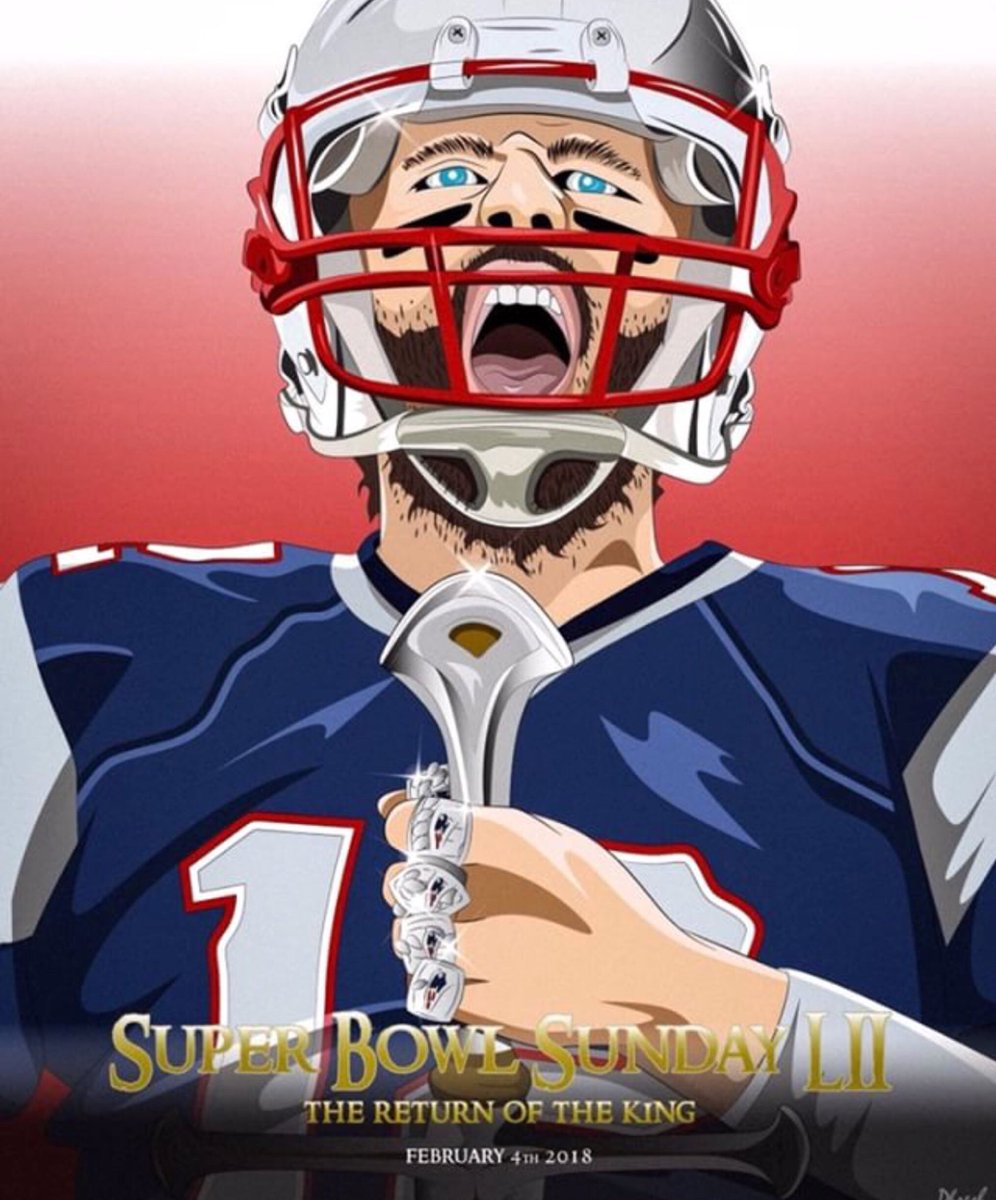 TomBradyEgo's tweet photo. Finally Super Bowl Sunday! #SBLII #GoPats #NotDone https://t.co/BVGEVIHNwd