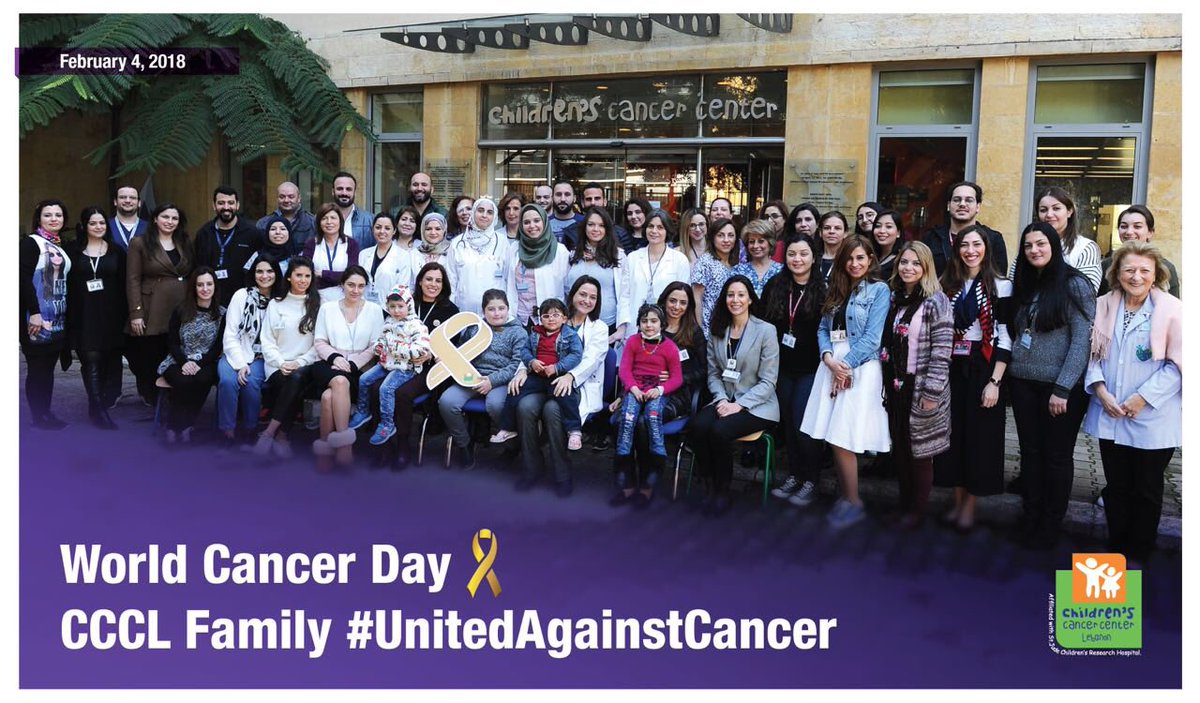 CCCLebanon's tweet photo. FEB 4: World Cancer Day🎗

All Together #UnitedAgainstCancer, We Can Make a Difference and beat #cancer !

#CCCLFamily #WorldCancerDay #iLoveCCCL #CCCL #SavingLives_CelebratingHope https://t.co/ifPWMpHJUD