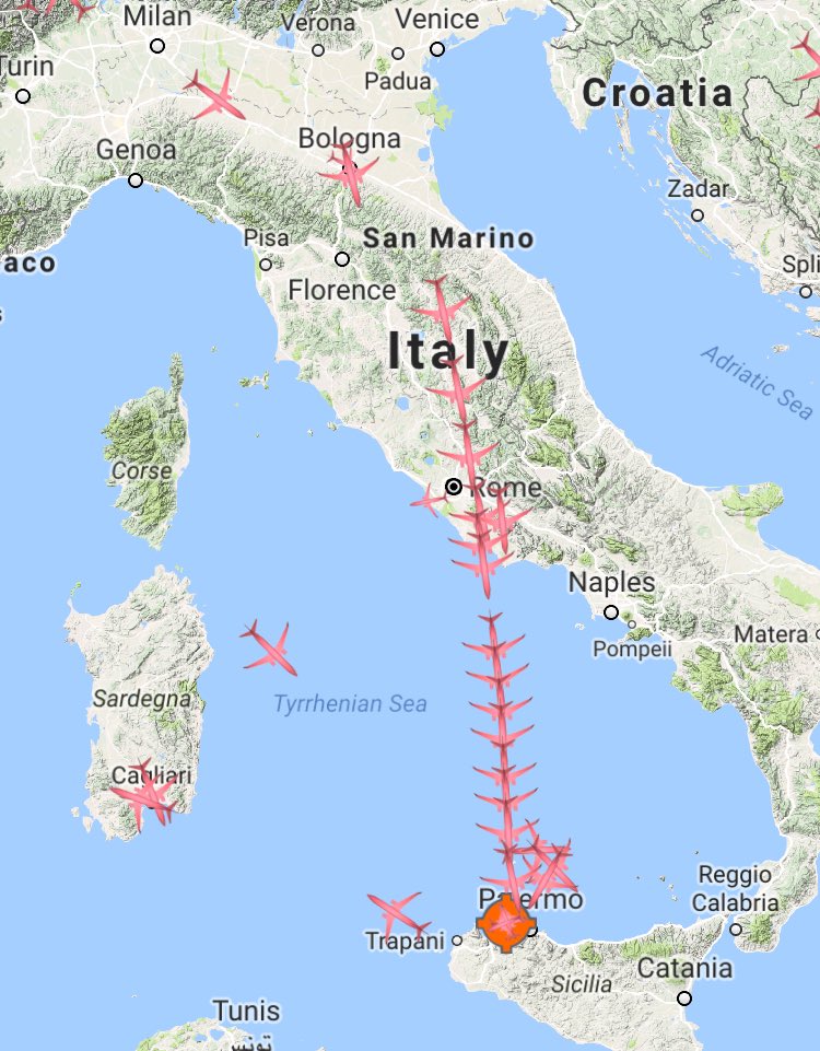 afklm_virtual's tweet photo. Talk about a conga! @LiveFlightApp! At our Destination Saturdays event yesterday, we had a conga the length of Italy! #conga #afklmva #infiniteflight #infiniteflightpro #virtual #virtualairlines #liveflight https://t.co/UTsjOgggR7