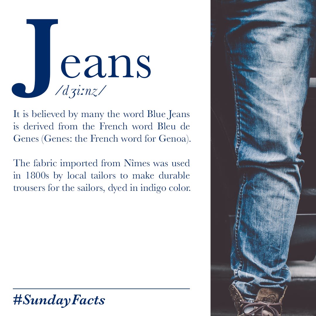 We are quite sure how this word makes you feel and we do share your feelings… 💙
But let’s give it a try and see if you really know where this word comes from! Ever wondered what “Jeans” are?
#OrtaAnadolu