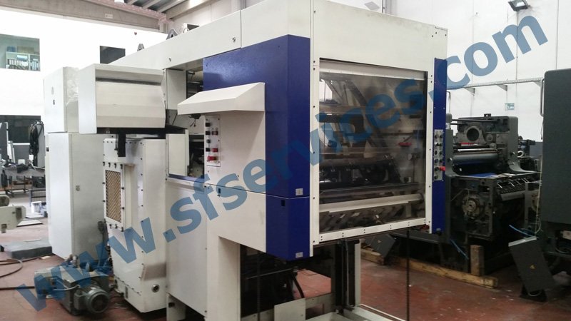 SFServicesUK's tweet photo. The Bobst SP76BM #hotstamping #embossing #cuttingandcreasing
An excellent opportunity to purchase this machine  which is in great condition and has very low machine working hours.
It can be viewed in operation.
https://t.co/R9aW4y2qzL https://t.co/N9n0PyAxyE