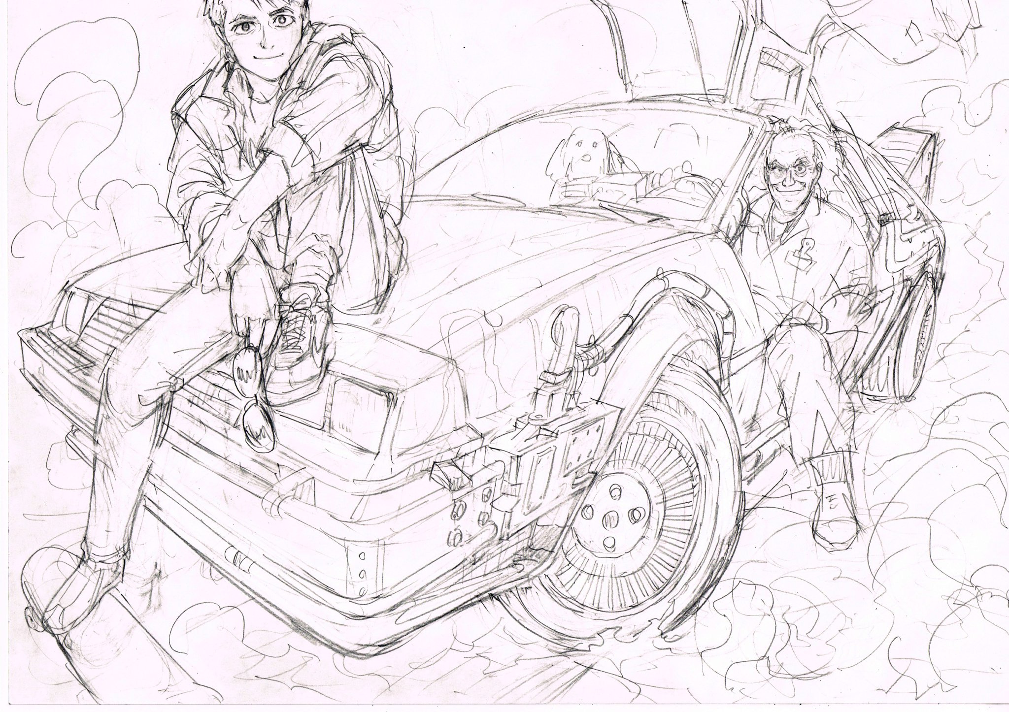 Retour vers le futur adapté en manga par Yusuke Murata ! DVLo0n8UQAEWfnQ