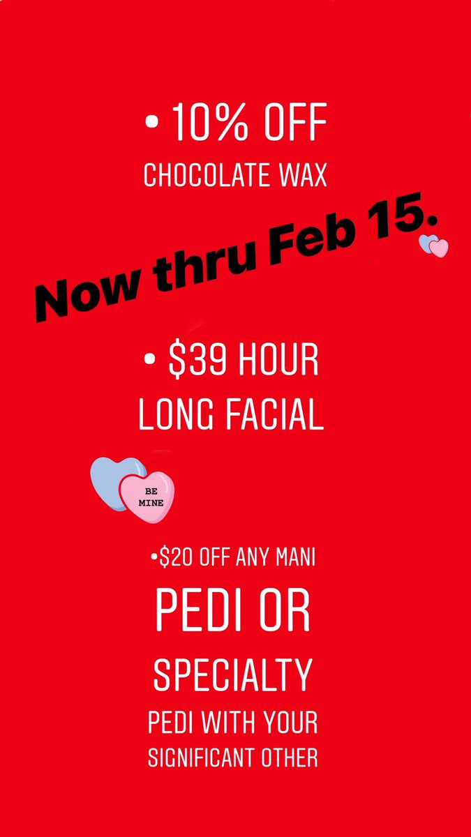nailedandlashed's tweet photo. Valentine’s Day Specials are here! Take advantage of them before they’re gone❣️#nailedandlashedlv https://t.co/dj3qbrVnND