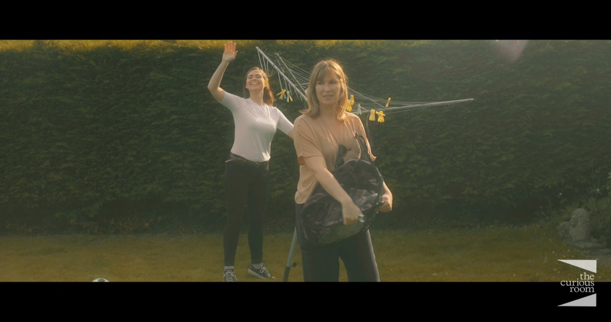 Sunday chores getting you down? Then let this little gem of a production still from @LawnmowerShort cheer you up! Featuring @Shellbedere & @sianpt Directed by @KateSawyer DoP @RickyJPayne #directedbywomen #womeninfilm #comedyshortfilm #lgbtqfilm #mentalhealth