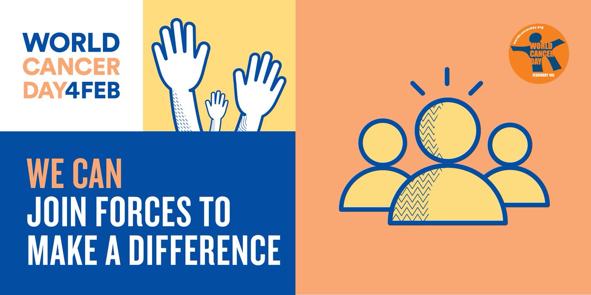 LymphomaAction's tweet photo. Today is #WorldCancerDay - #WeCanICan join forces to make a difference! We're committed to supporting people affected by #LymphaticCancer & ensuring everyone receive the best possible information, support, treatment and care https://t.co/hqUqB6U0Yz #LymphomaAware https://t.co/Te51X9HkT1