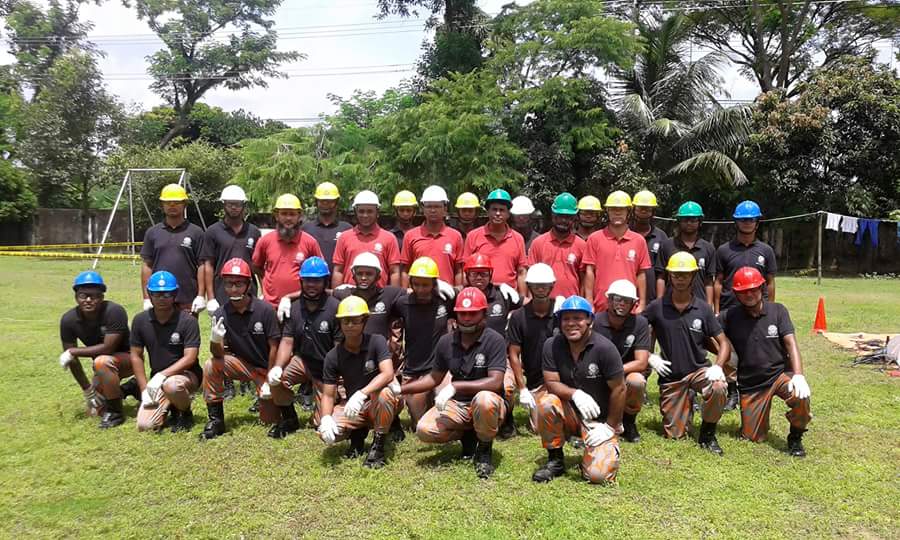 CSSR &amp; MFR Traning Course  all Participate  Together Area venue of Sylhet south surma Fire station, Bangladesh.