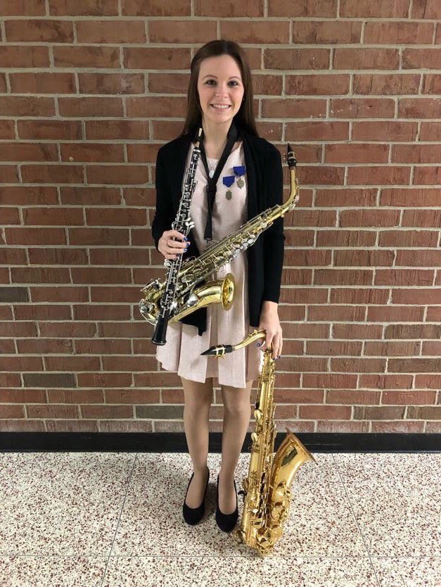 OlivetBand's tweet photo. Congratulations Amber! Truly amazing 3 for 3! #amazingamazingamazing!
#EagleNationPride https://t.co/Pi9pDc6cNe