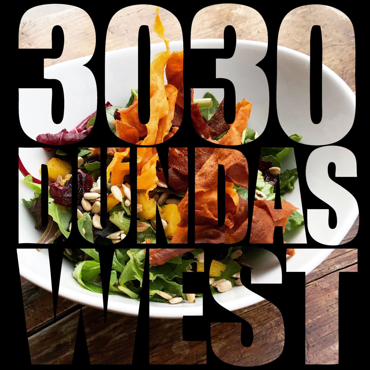 We’re launching a brand new menu mid-Feb so swing by today for our fresh &amp; delicious Root Salad. Get it before it’s gone! Serving brunch today from 10am to 2:30pm.
#3030 #3030dundaswest #3030brunch #westendbrunch #torontobrunch #torontofood #torontofoodie #torontorestaurants