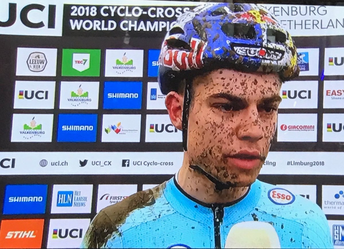 Congrats, <a href="/WoutvanAert/">Wout van Aert</a>! A convincing performance! #cxworlds