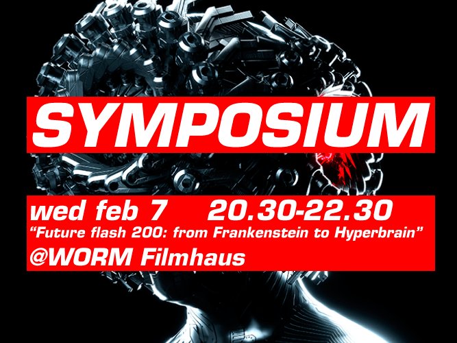 TECARTnl's tweet photo. Symposium with René ten Bos De Denker Des Vaderlands (‘Thinker Laureate’)
Feb 7 20:30-22:30
“Future flash 200: from Frankenstein to Hyperbrain” @ WORM Filmhaus.
Professor in philosophy René ten Bos is the keynote speaker of the symposium of TEC ART 2018.
https://t.co/OY9dFXXuJ4 https://t.co/KOLxg2d0fw