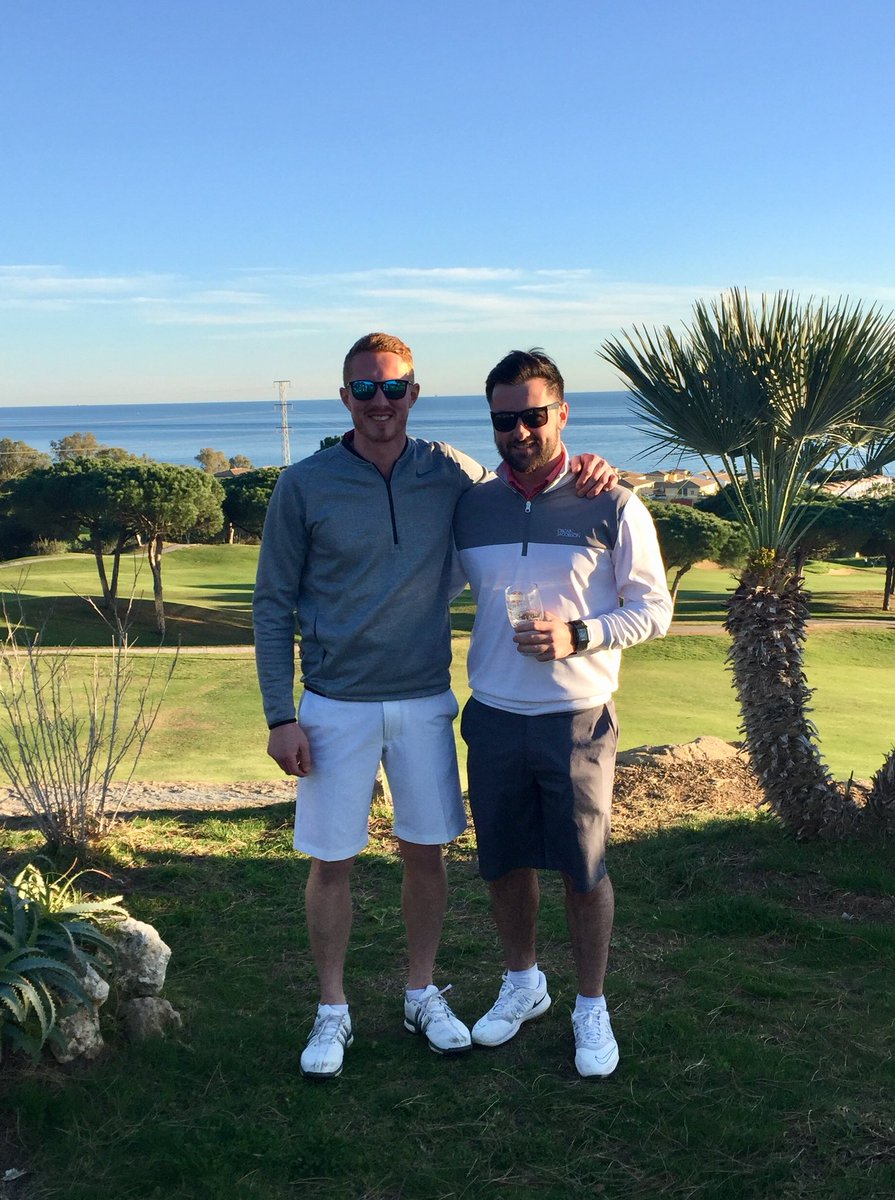 golfguidehq's tweet photo. Congratulations to @mattyhaworth @tommyf212 from @WilpshireGC winners @golfguidehq @spain @Parador_Golf @golfelchaparral @CabopinoGolf https://t.co/sp0qIbVBv7