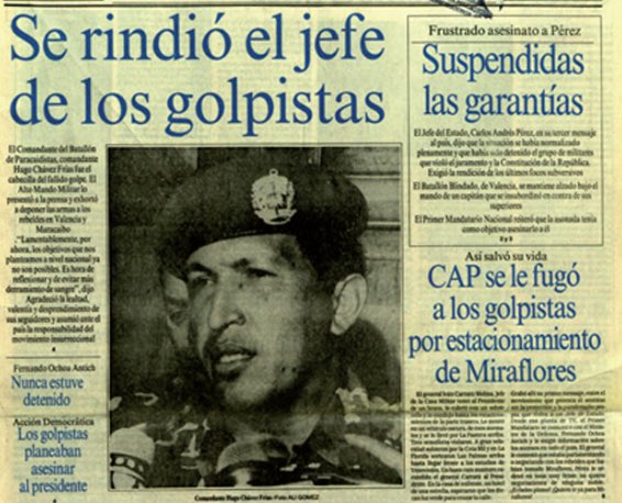 PerezFe55's tweet photo. Un dia como hoy pero de 1992 se rindio el jefe de los golpistas y Diosdado Cabello se meo en los pantalones!  #4FRebelionDelMeón https://t.co/SWSjwOWhm8
