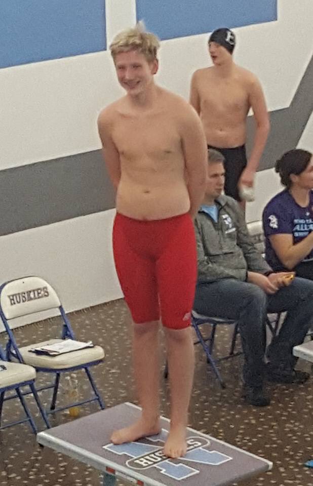 rita_devery's tweet photo. Congratulations to Austin Gjestson for placing 3rd in the Big Rivers Conference 100 yard Fly in 58.9 seconds.  A new PR! #SDMA https://t.co/llnRlTBj8Z