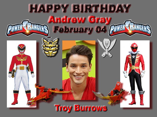 Tanat83's tweet photo. Wishing Happy Birthday to @DrewMgray who starred as #TroyBurrows the Red Ranger ❤️🐉🔥🛳️ in @PowerRangers Megaforce and #SuperMegForce @MorphinLegacy https://t.co/Qgu3K2dJG6