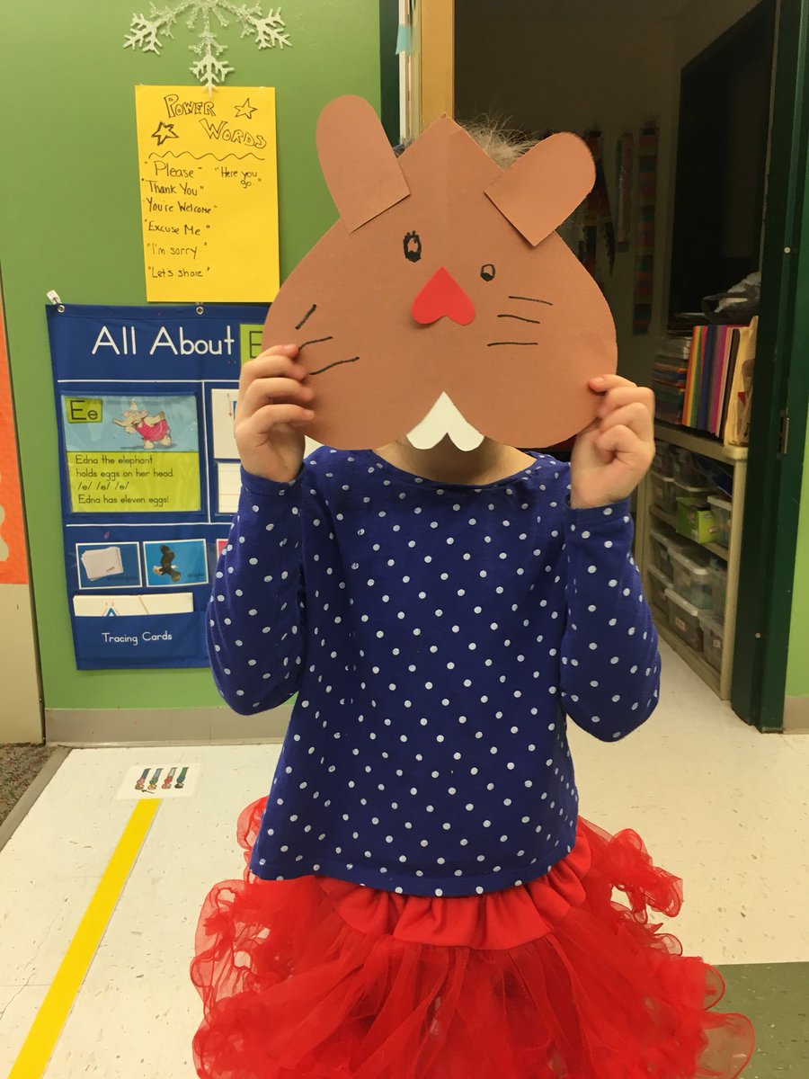 PreK_MsAlissa's tweet photo. Groundhog Day fun and learning! Counting and learning more or less, plus turning into our favorite groundhog Punxsutawney Phil! https://t.co/AoOK1BQx8H