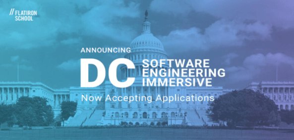 switchorg's tweet image. Have you heard? @FlatironSchool is opening a new campus. Expansion to D.C. is underway! Learn more: #learntocode #codingschool #codeprogram switchup.org/blog/flatiron-…