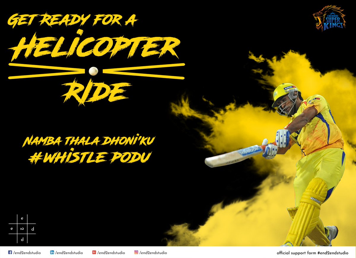 #CSKReturns #Dhoni #CSK #helicoptershot #IPLAuction2018 #ipl #IPL2018 #IPL11 #2ndODI 
We support CSK