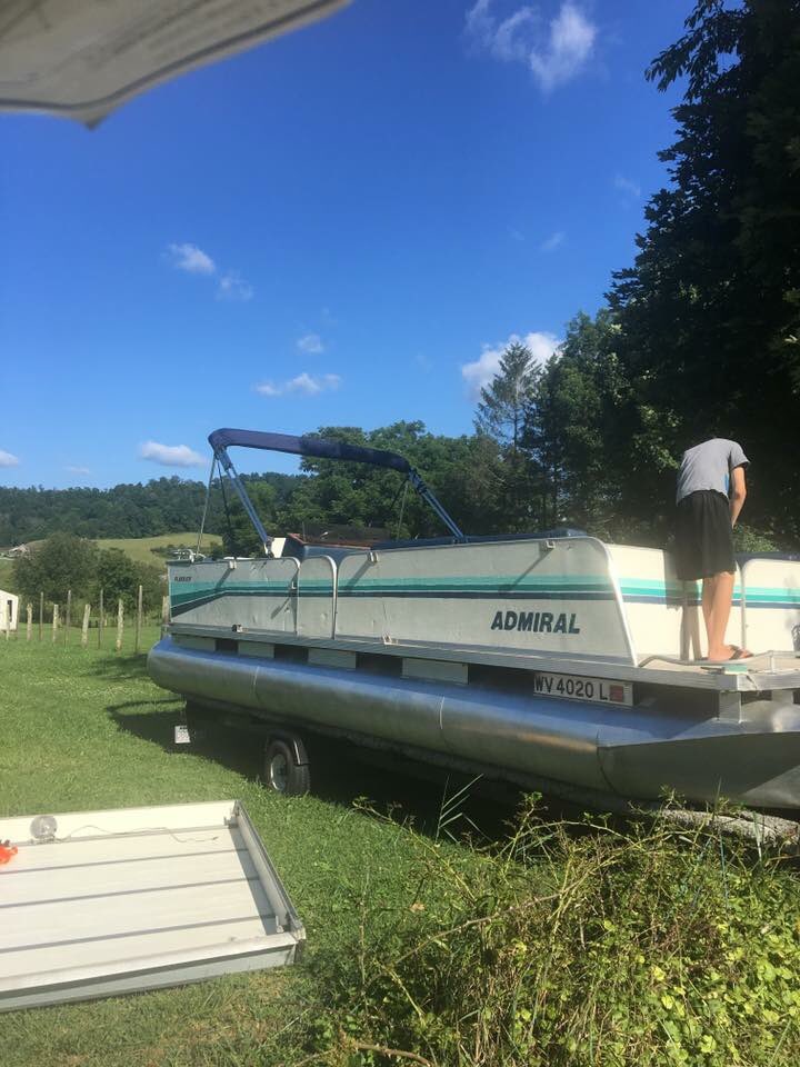 We fixed this Pontoon Boat and we love it.