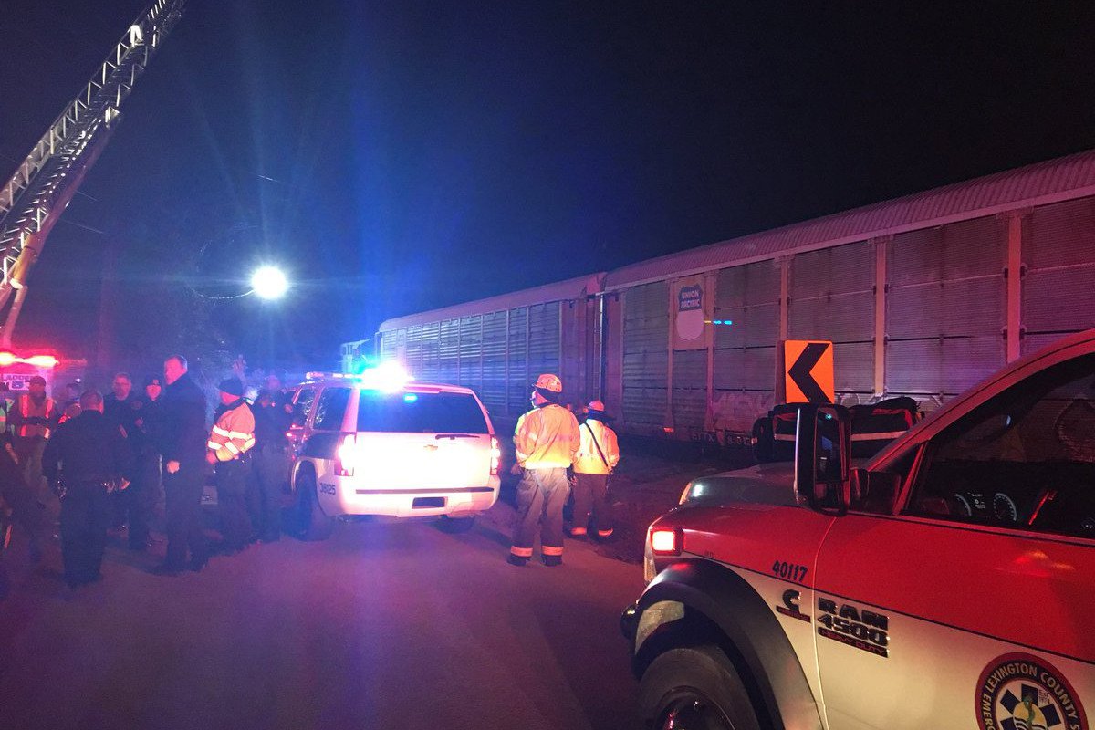 nypost's tweet photo. Amtrak train derails in deadly collision with freight train https://t.co/I65ETYbmQU https://t.co/MtqVgMg5V0