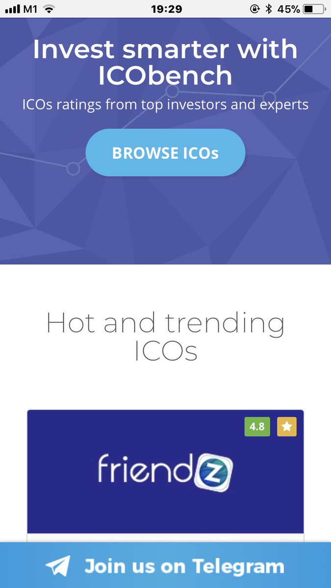 Friendz_ICO's tweet photo. 💪💪💪 Amazing result. On the way to the moon 🚀🚀🚀🚀 1st page on #icobench https://t.co/WoU7WcasjN