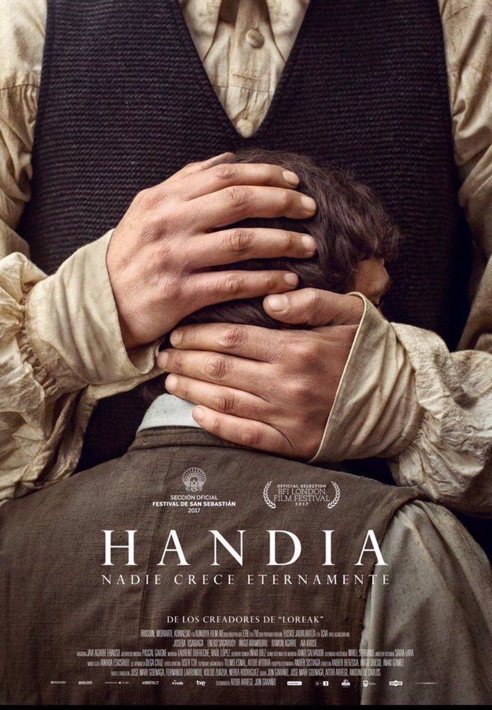 txuriart's tweet photo. Zorionak @Handiafilm @esagardoy ! Benetan handiak zarie! #Handiak13 #Goya2018 https://t.co/GgXxvuXToT