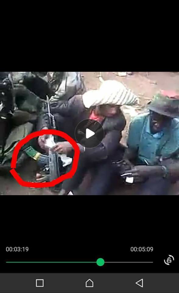 joelcharney's tweet photo. This screenshot is from the video we posted earlier today showing heavily armed Fulani militias probably waiting for 'order' to launch their next deadly attack.

However, one thing that got the attention of the viewers was the particular police AK-47 assault rifle spotted. https://t.co/mmcmCR5nsH