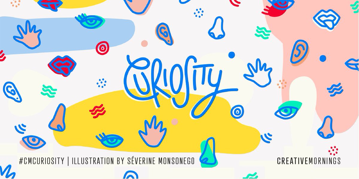 ❤️ Happy February Copenhagen community! 

Our theme this month is Curiosity. It was chosen by our friends at <a href="/Malmo_CM/">CreativeMornings/MAL</a> and illustrated by #Oelwein.