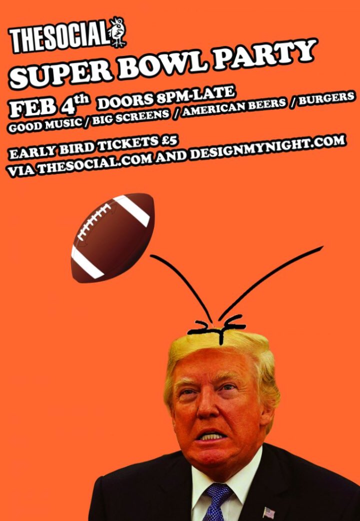 Doors are open 8pm tonight for our Social Super Bowl Party! <a href="/SonicSandwich/">Sonic Sandwich</a> have got a special menu on too! >>>> >>> check it. Early bird tickets have all gone but still some advance on our website and we’ll save a few for the door too. See you in a bit. #SuperBowl #SuperBowlLII