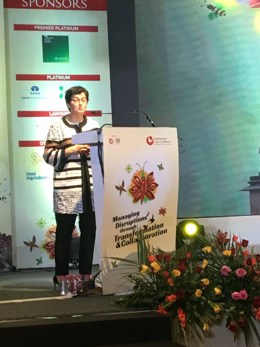 Govind_ITC's tweet photo. “There is no way we can talk of spices without talking of the past - Greek sailors paying for spices with gold” @AranchaGlezLaya opens @iscaisef 2018 #Jaipur. @ITCnews @ITC_SITA #SITASPICES #SITAINVESTMENT #SITARWANDA #SITAETHIOPIA https://t.co/VB7f30sPXD