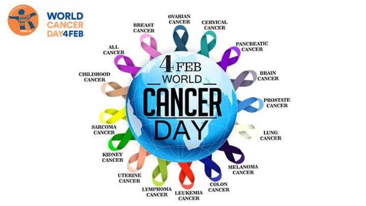 Dünya Kanser Günü, kanser bilincini arttırmak, önlenmesi, tespiti ve tedavisini teşvik etmek için 4 Şubat'ta belirlenen uluslararası bir gündür.
#WorldCancerDay2018 
#KansersenFizyoterapistinseninle