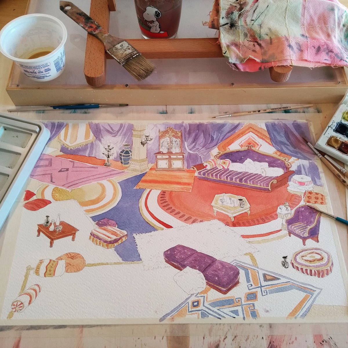 Cornopardo's tweet photo. Today's work in progress! New Selling Sunlight background coming soon ~

#SellingSunlight #workinprogress https://t.co/3kF6TmCm11