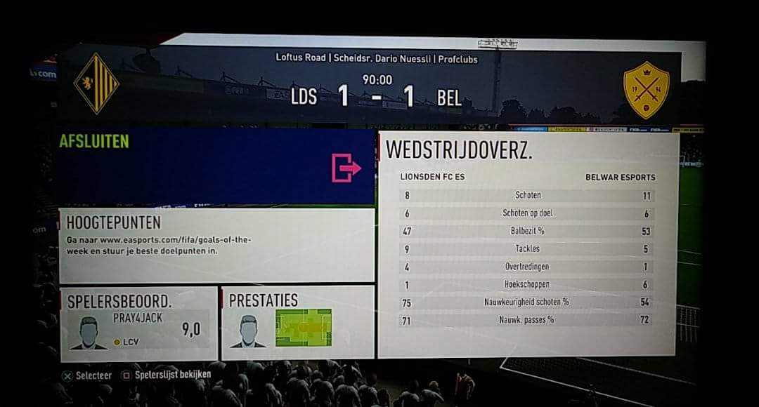 ES11LevanteUD's tweet photo. After a loss in the cupgame 😣😞 
We had to put our focus on the clash in South against @LionsDenFCps4 
The game ended in a 1-1 draw 😈 
GG Lads ! 

@OfficialVPG https://t.co/w7L5CXkN4U
